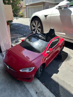 Tesla kids battery operated 2 speed level car