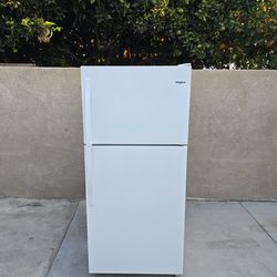 💲💥3MONTHS WARRANTY 30X30X66 WHIRLPOOL FRIDGE 18CUFT WHITE