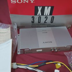Sony XM 3020 Amplifier. Never Ran, with box, car Amp, 160 watts.