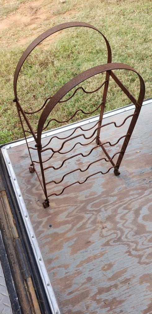Antique Wine Bottle Rack