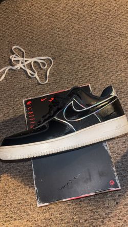 Nike Air Force 1 Low Black Iridescent size 11