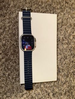 Apple Watch Ultra Blue Ocean Band + Original Box - Excellent Condition