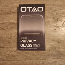 iPhone 16 Plus Privacy Tempered Glass Screen Protector – New – 2 Pack