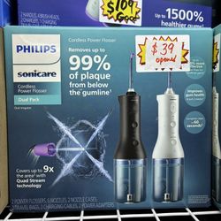 Philips Sonicare Cordless Power Flosser Dual Pack