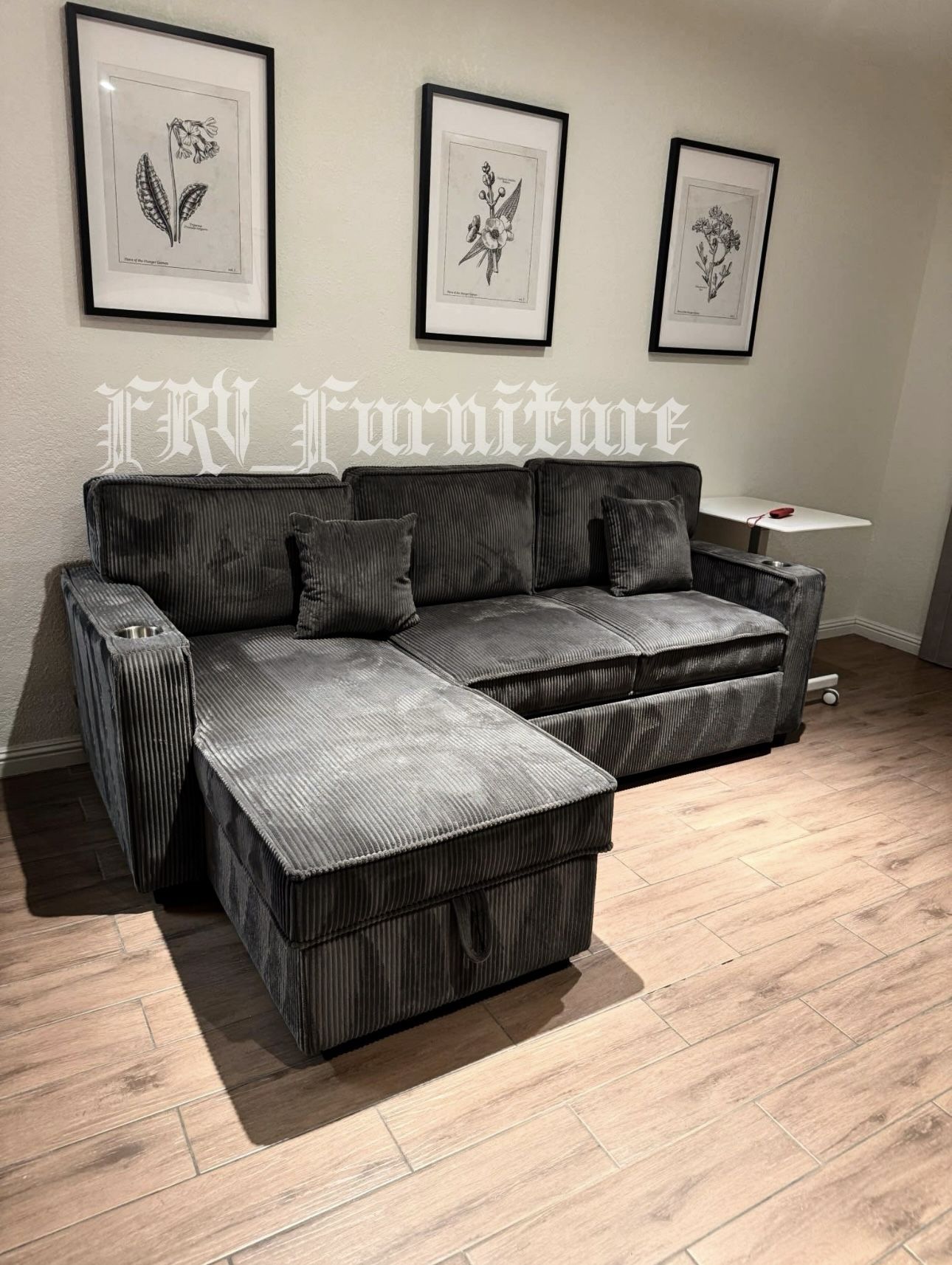 New Black Sofa