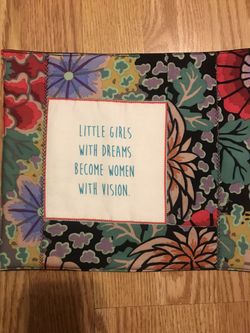 Handmade Beaded Mug Rug - Approx. 9” By 9”