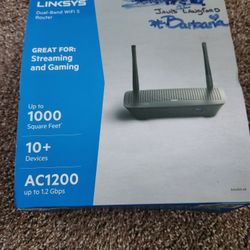 Linksys Dual Band Wifi 5 Router