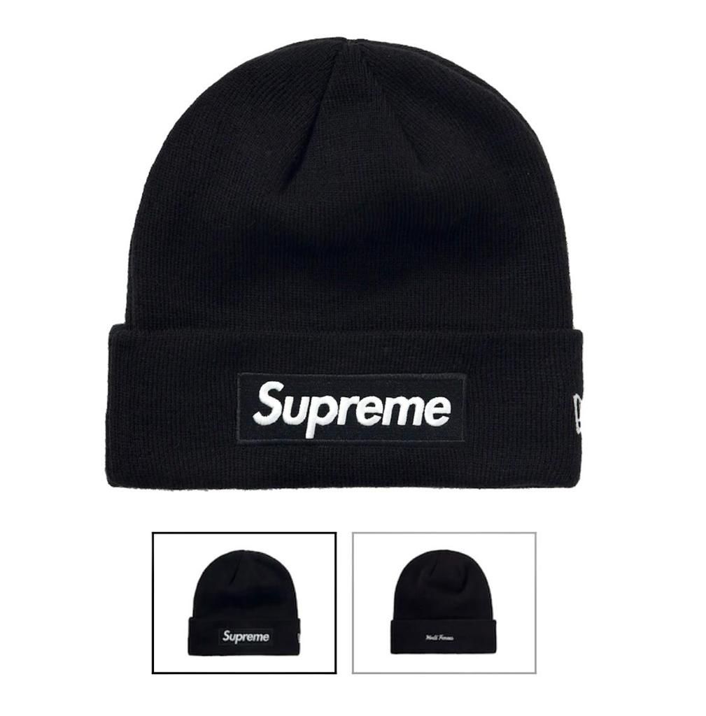 Supreme x New Era Box Logo Beanie 'Black'