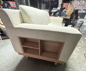 White Sofa Side Storage