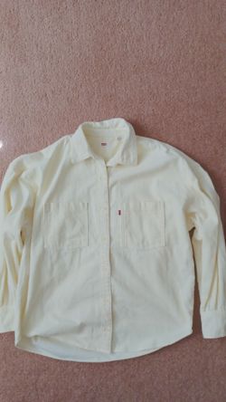 Levi's Corduroy Button-Up Shirt Jacket Collared Long Sleeve Size S