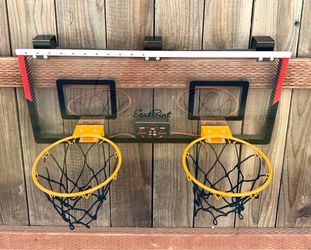 East Point Double Shot LED Basketball Hoops - Indoor - Over the Door