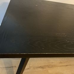 Black Wooden table