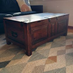 Crate & Barrel Storage trunk Coffee Table