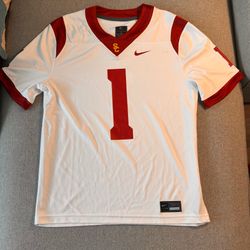 USC Trojans Nike Zachariah Branch #1 Football Jersey — Size L