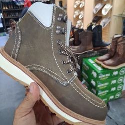 Botas De Piel De México Cómodas Para Trabajar 