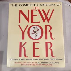   +1 The image shows the hardcover book The Complete Cartoons of The New Yorker