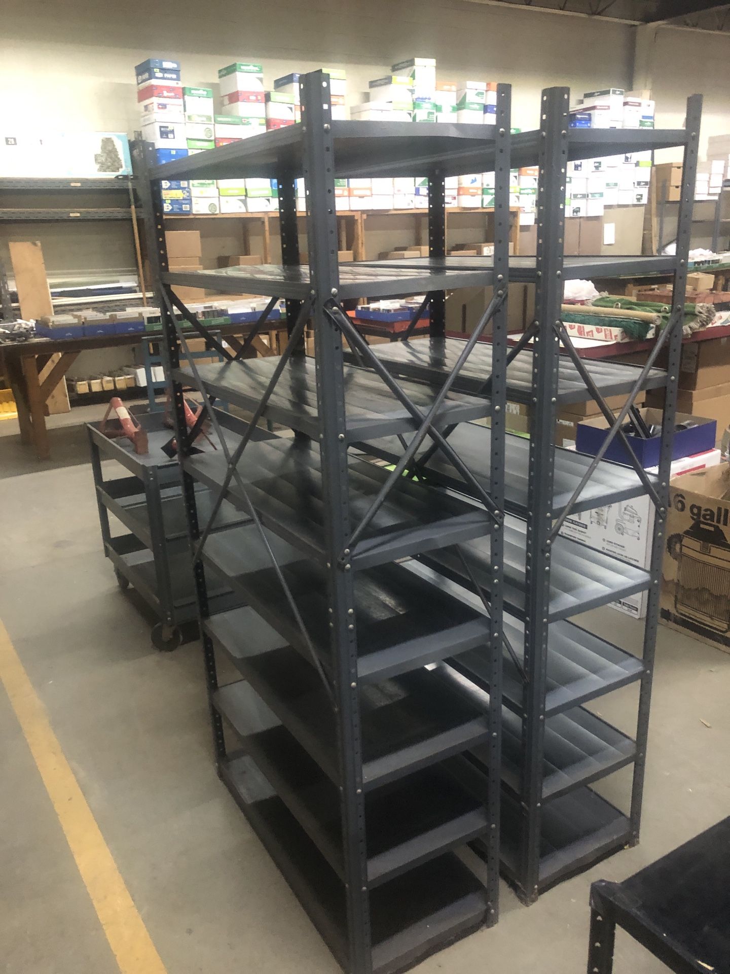 Shelving-many Sizes. Owner retiring & Liquidating After 62 Years in Business.