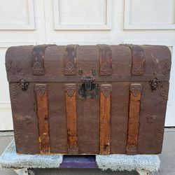 Antique Steamer Trunk From Late 1800’s /  Early 1900’s