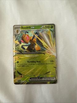 Nintendo Pokemon TCG Beedrill EX 003/086 Double Rare Stage 2 310 HP Holo Eng
