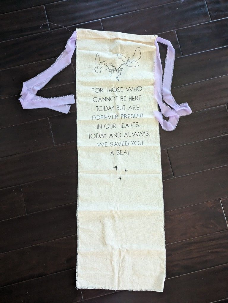 Memorial Wedding Sign, Lavender