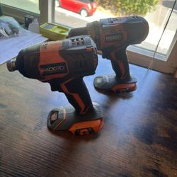 Ridgid Drill And Impact Driver 