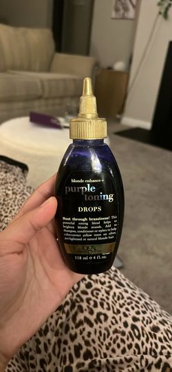 Blonde Hair Toner - Purple Drops