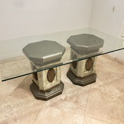 Greek-Revival Style Dining Table 