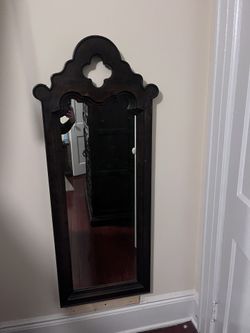 Antique mirror, requires repair.