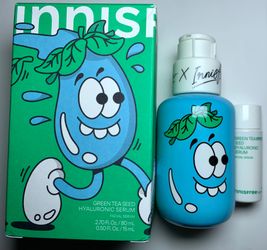 LIMITED EDITION Innisfree Green Tea Seed Hyaluronic Serum, 2.7 oz and 0.5 oz