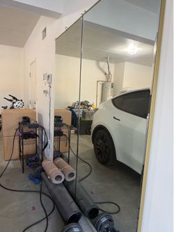 Two Large Closet Door Mirrors