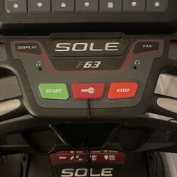 Sole F63 Treadmill For Sale