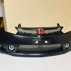 2006-2011 Honda Civic Mugen RR Style unpainted PP Front Bumper