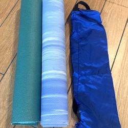Two Yoga Mats And One Carry Bag