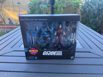 G.I. Joe classified series snake eyes and jinx ninja force