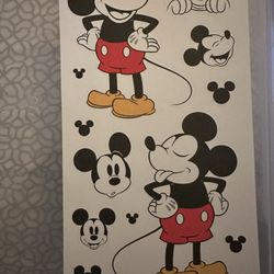 Disney  Mickey Mouse Diecut Paper Sheet of stickers Scrapbook  Arts & Crafts