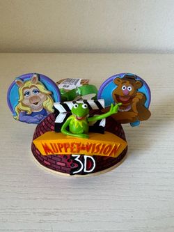 Muppet Vision 3D Mickey Ear Hat Ornament Disney Parks NEW w/Tags Rare