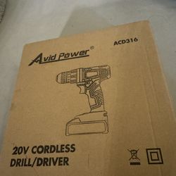 Avid Power 20V Cordless Drill/Full Driver