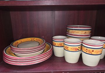 Pfaltzgraff Napoli Hand-Painted 15pc Set