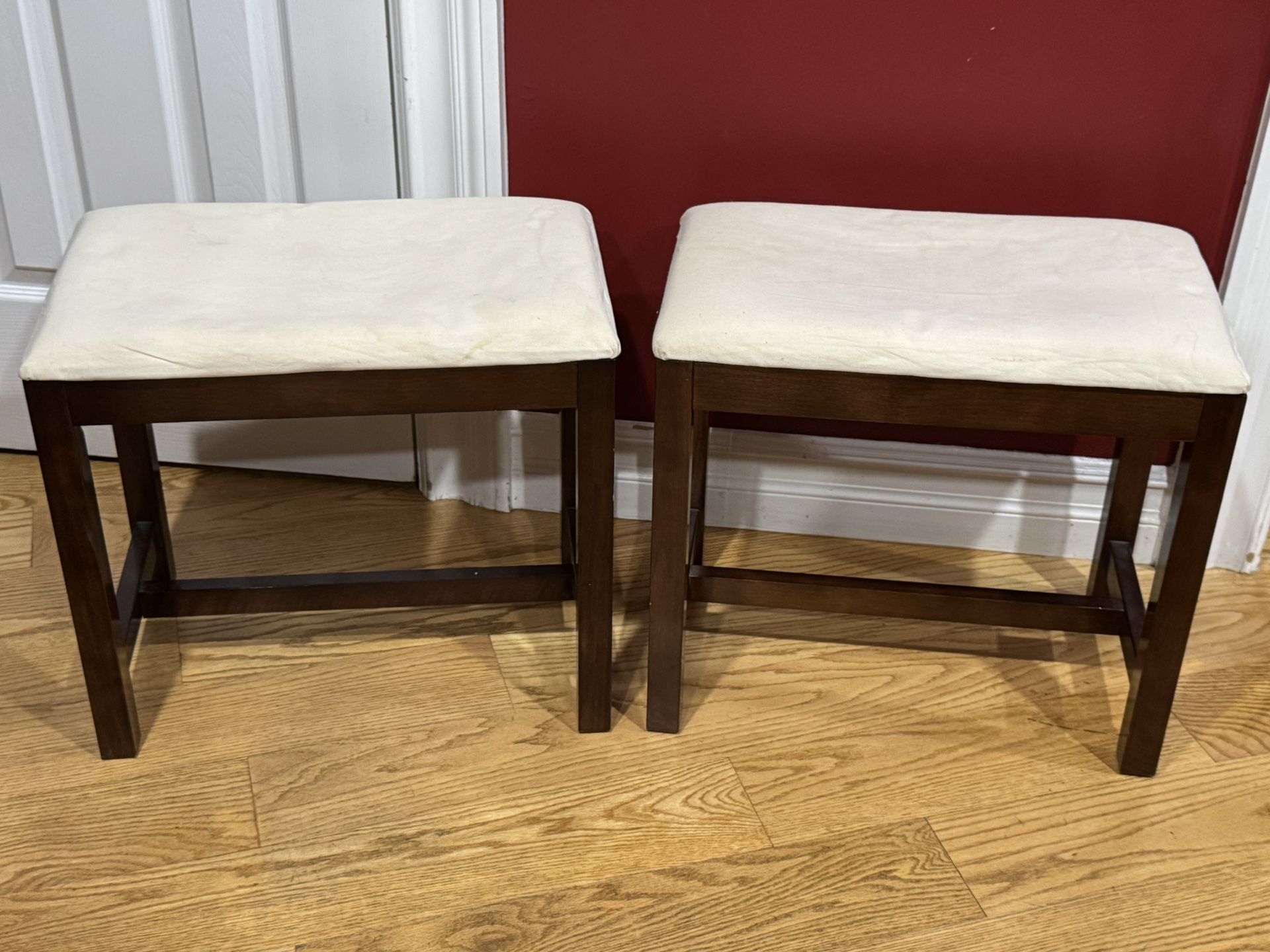 Two Small Seats Stools Benches