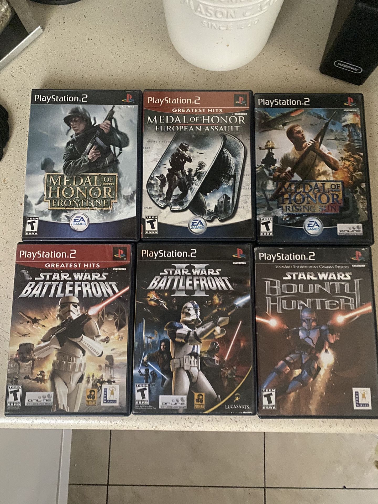 PS2 Games - Medal Of Honor Star Wars Battlefront