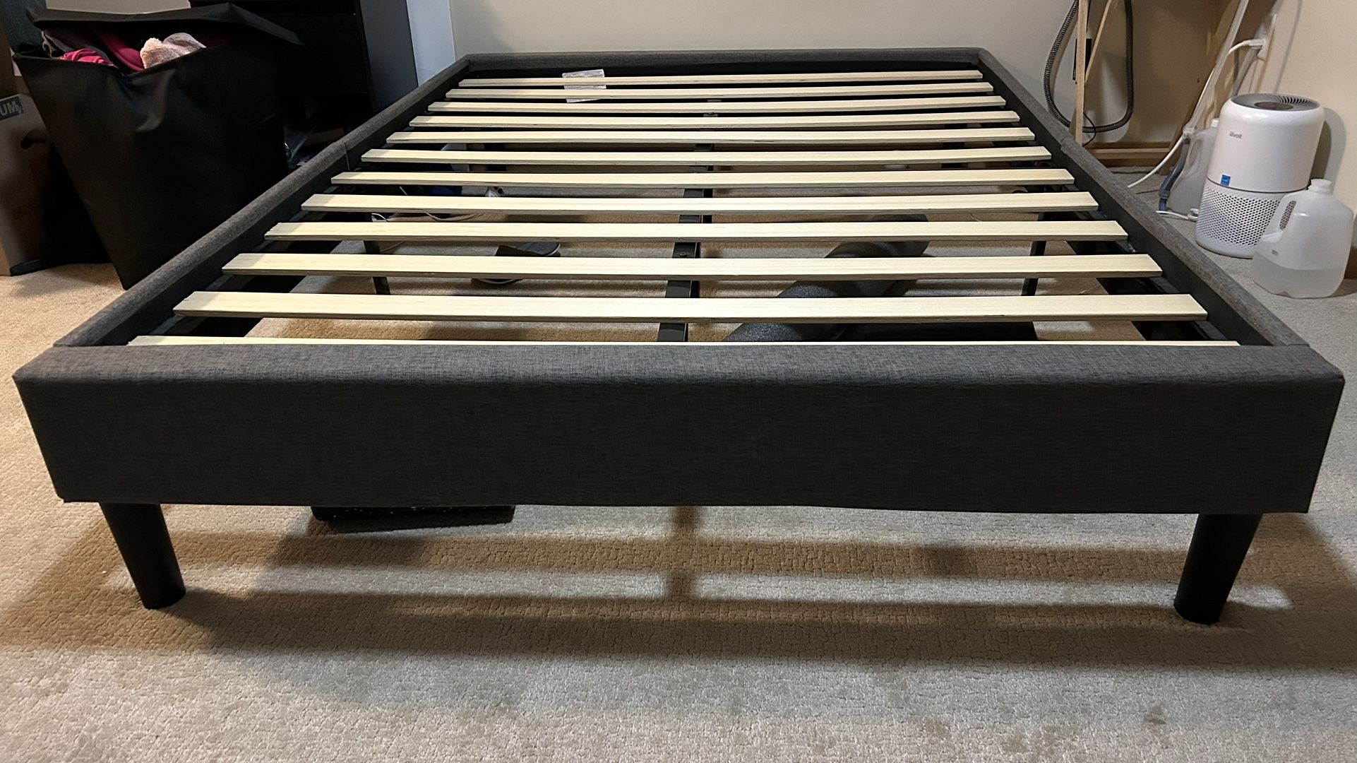 Queen Grey Bed Frame