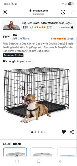 Dog cage 36 inch foldable brand new