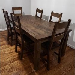 Coleman - Counter Height Table 7 Piece Set - Brown💳Financing Options