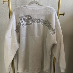 Disney World Fuzzy Jersey Oversized Sweater XL