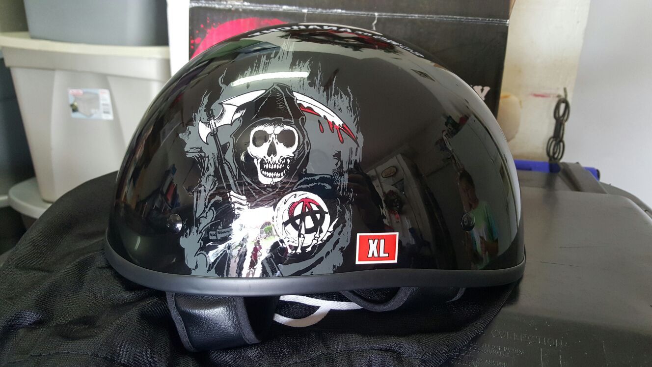 Sons of Anarchy Fulmer half helmet XL