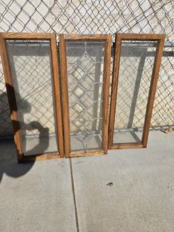 Covered Bookcase Glass 