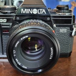 Minolta X-700 with 50m F1.7 lens 