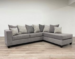 Brand NEW Smoke Grey Sectional Sofa 
