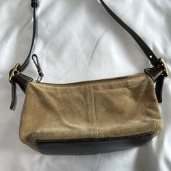 Coach Suede Hobo Shoulder Bag