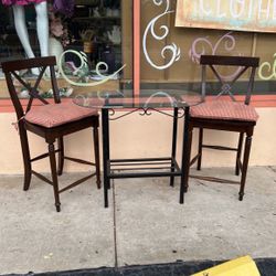 Barstools And Table